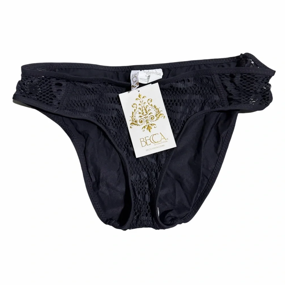 NWT BECCA Color Play Hipster Bikini Bottom – Cheeky Coverage, Size‎ Small